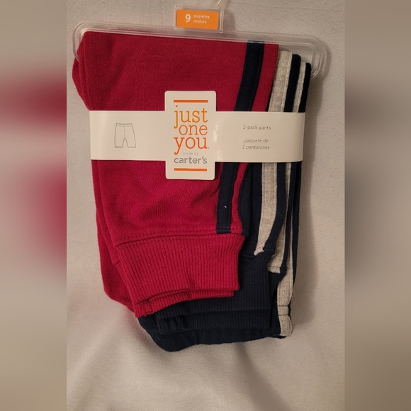 Carter's Other - NWT Just One You by Carter's Boys 2 Pack Pull On Pants 9 Months